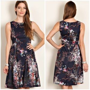 Floral Silk Dress